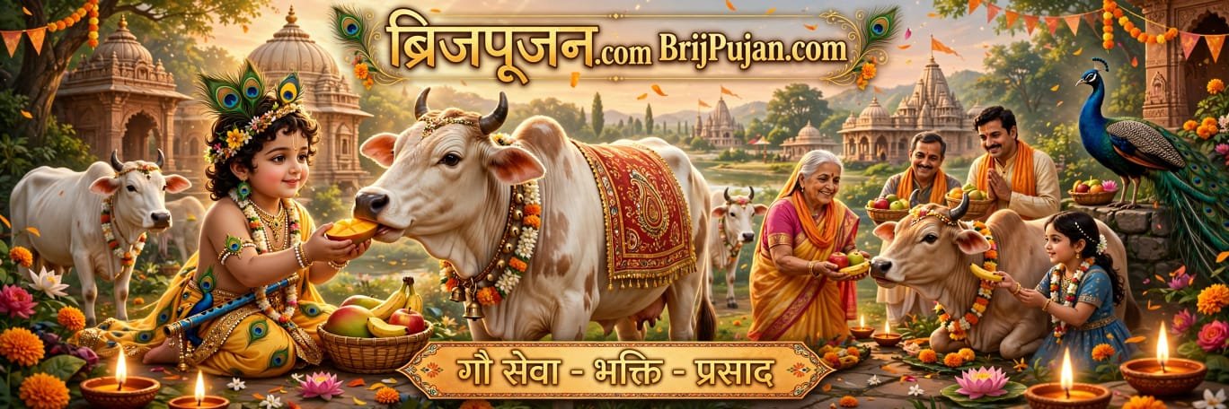 Main Aaj Se Ye Zimmedari Swikar Karta Hu brijpujan.com - brij Ki Gau Mata Ke Liye Pukaar |Date: 21/02/2026 | Sthan: Mathura, Braj |